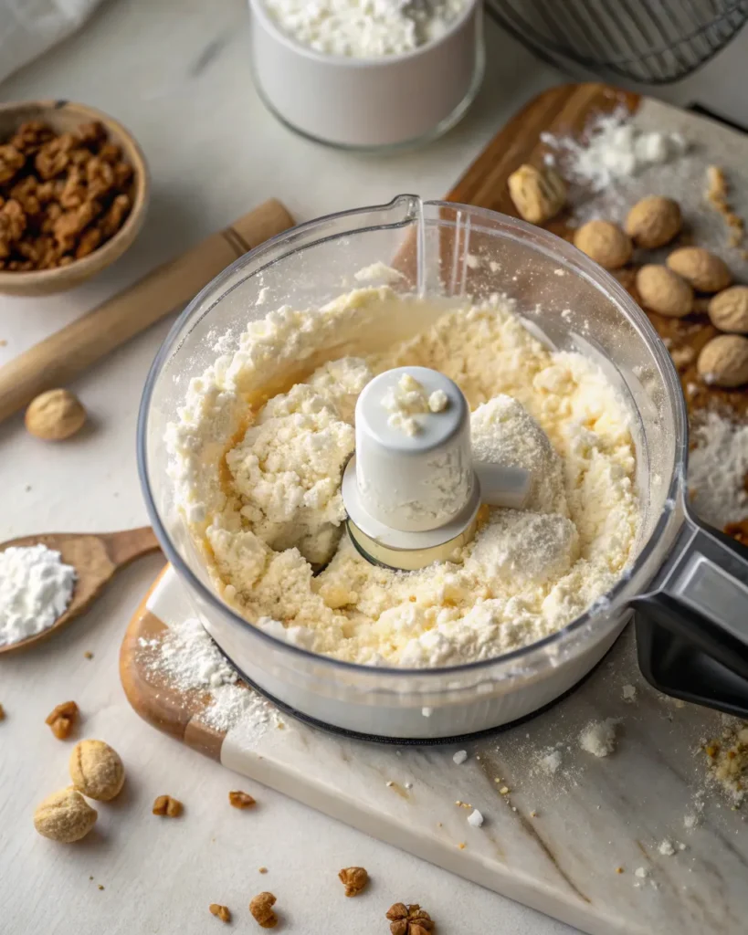 blending cottage cheese for cookie dough