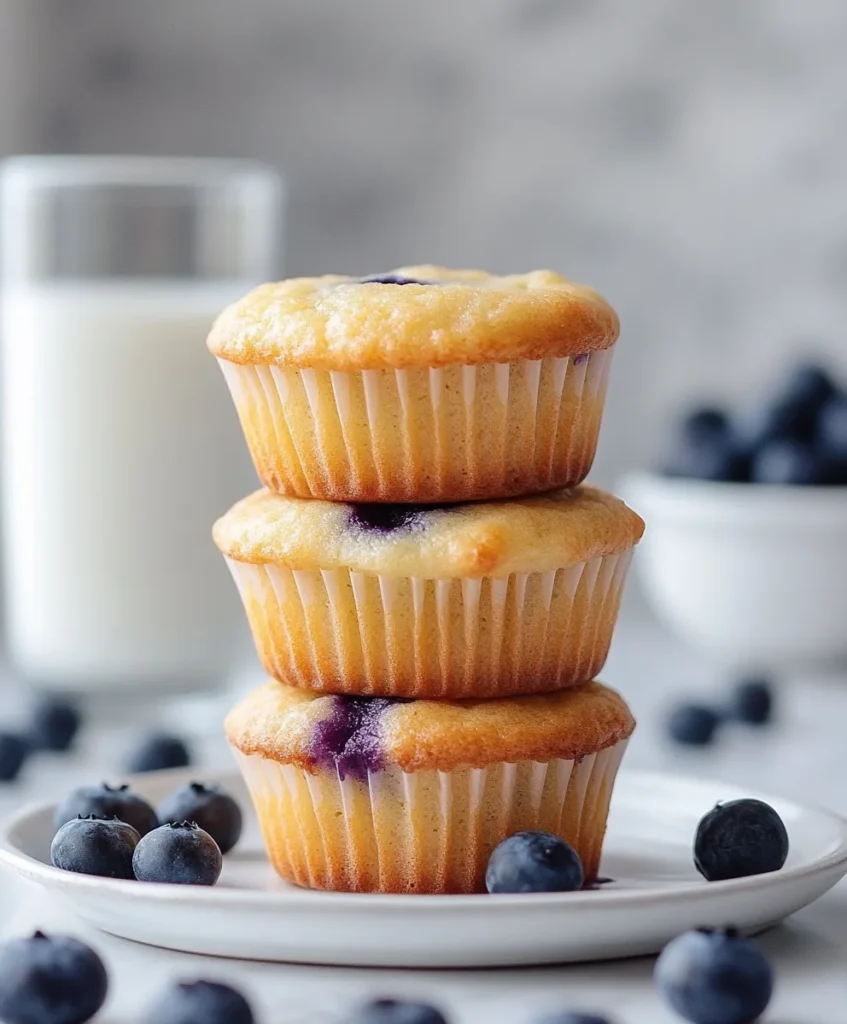 Blueberry cottage cheese breakfast bake muffin style