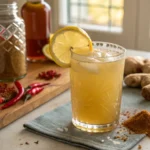 Homemade Brazilian Mounjaro recipe with lemon and ginger