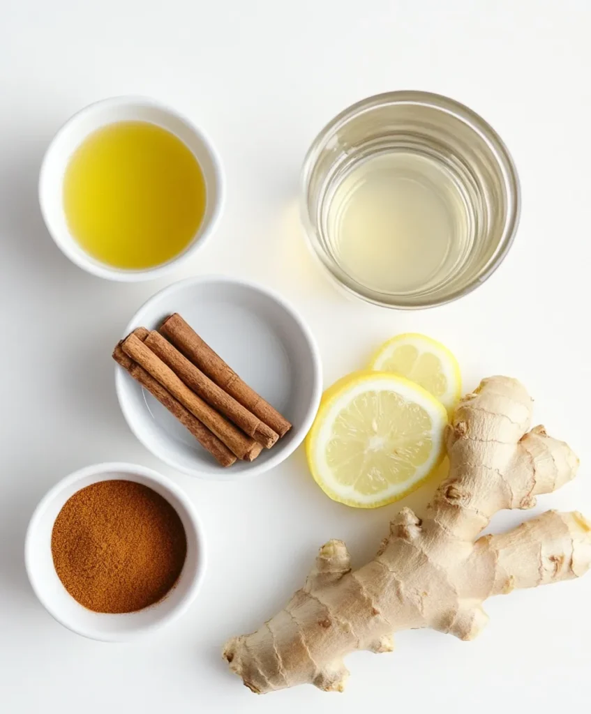 Ingredients for Brazilian Mounjaro recipe arranged in white bowls