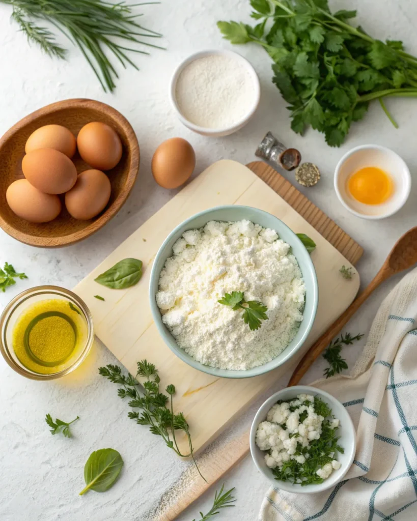 Cottage cheese flatbread ingredients