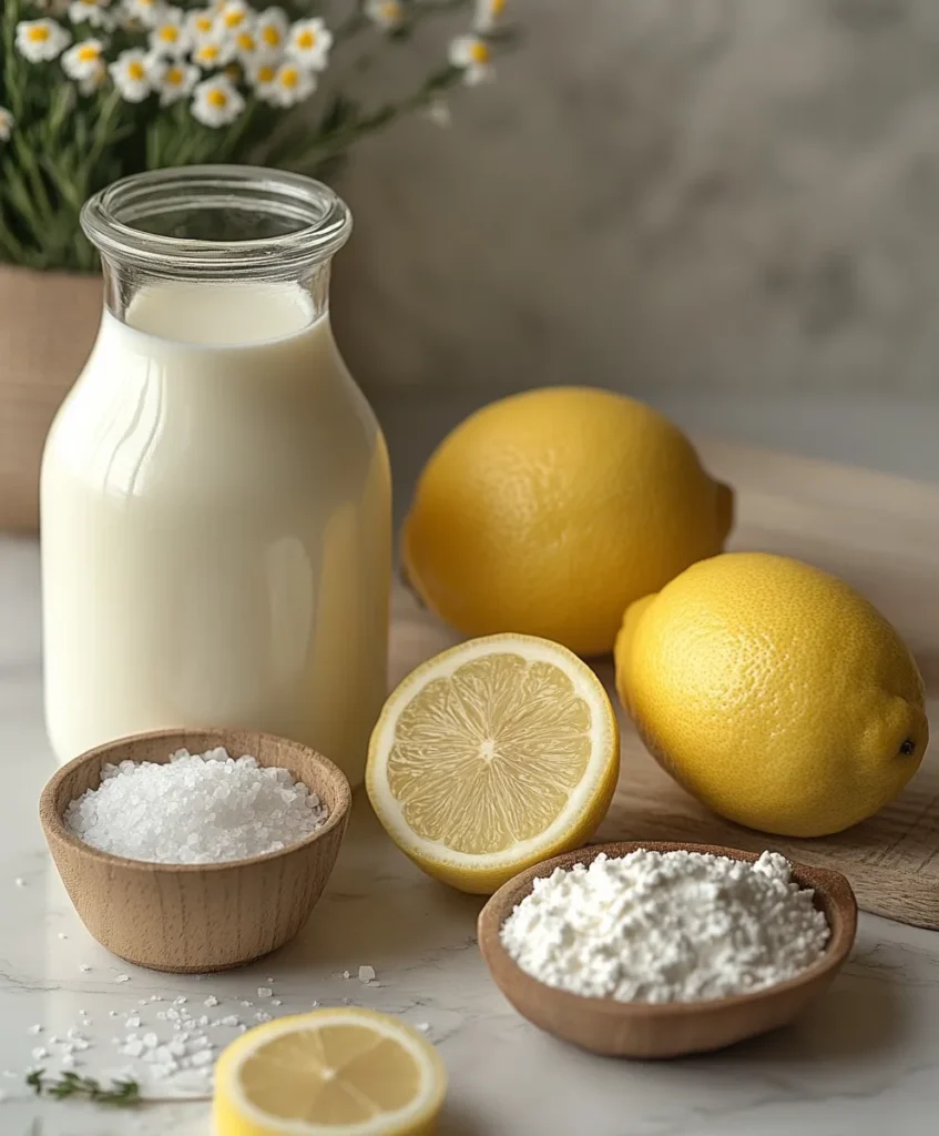 ingredients for making cottage cheese