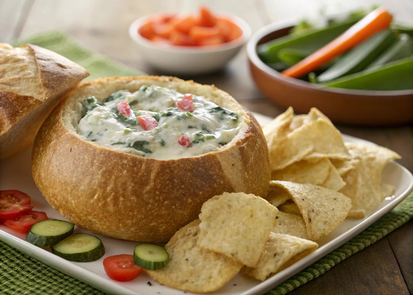 Knorr Spinach Dip recipe 1 knorr spinach dip recipe in a bread bowl
