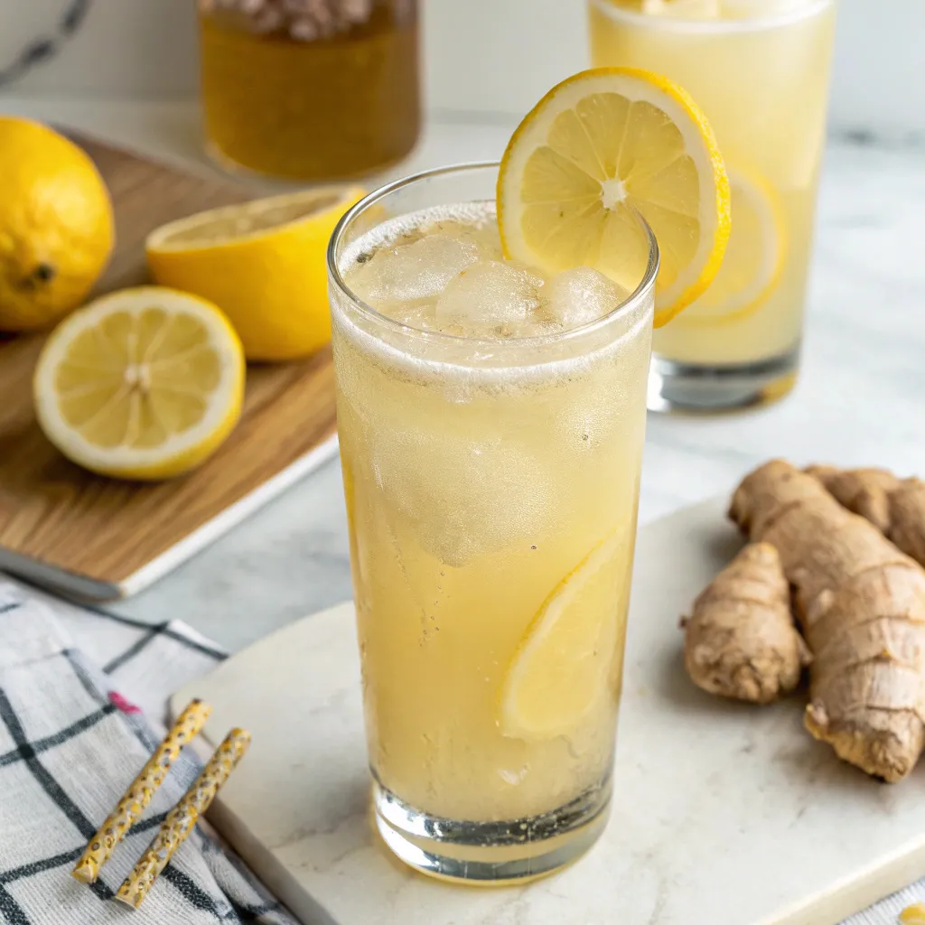 natural Mounjaro recipe drink in a glass