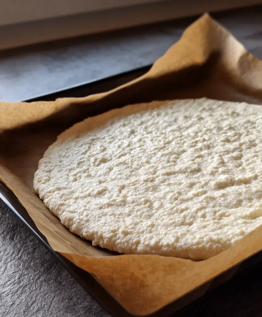 Cottage cheese pizza crust 3 unbaked cottage cheese pizza crust prep
